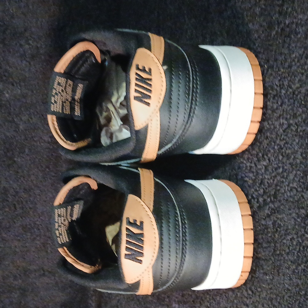 Nike Dunk Low (BLACK AMBER BROWN), Mens Size-12 - Picture 5 of 12